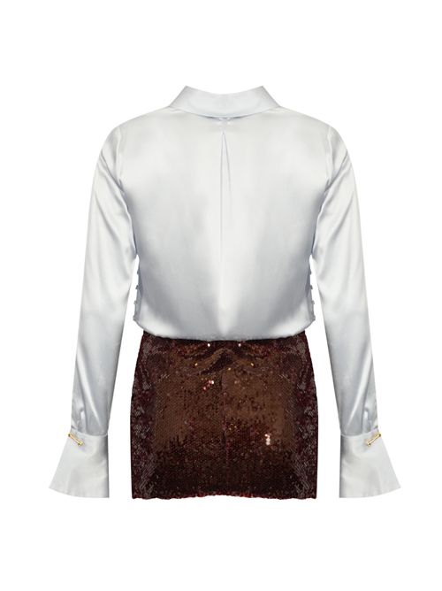Abito in raso paillettes Elisabetta Franchi | AB88257E2EQ2